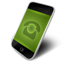 Phone Green Icon 128x128 png